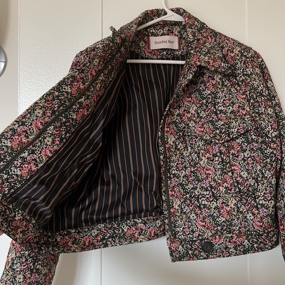 Sunday Best floral cropped jacket - Picture 2 of 5